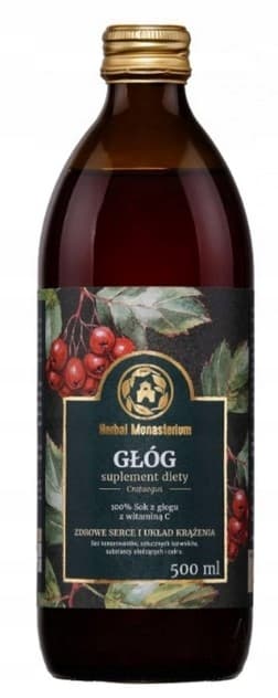 Urtekloster 100% Hawthorn Juice 500 ml