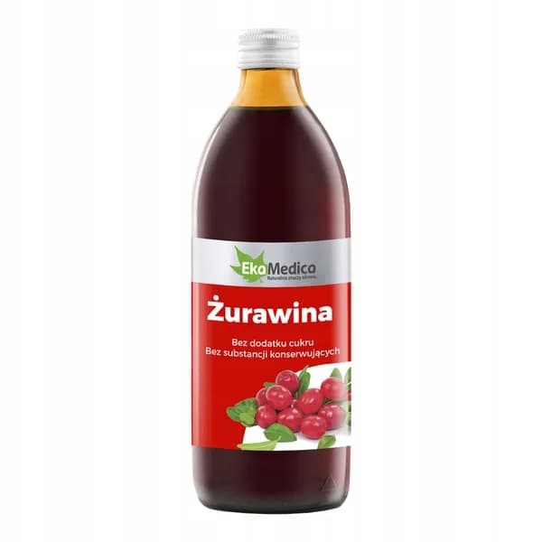 EkaMedica Tranebærjuice C-vitamin 1 L
