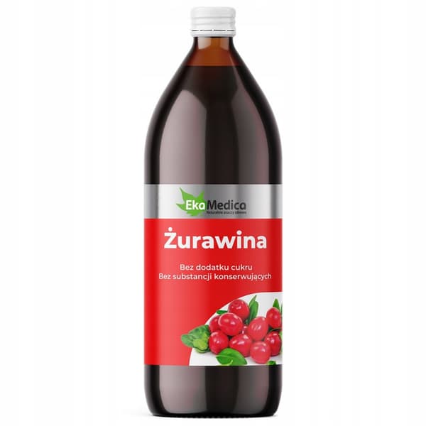 EkaMedica Tranebærjuice C-vitamin 1 L