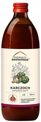 ARTISKOKjuice til fordøjelsen Bonifraterskie Produkter 500 ml