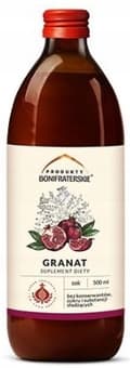 Miniatyrbillede 1 af 5: BONIFRATERSKIE PRODUCTS Granatæblejuice 500 ml