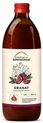 BONIFRATERSKIE PRODUCTS Granatæblejuice 500 ml