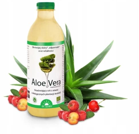 DR. JACOBS Aloe Vera bioaktiv aloe fra økologisk landbrug flydende 1000 ml