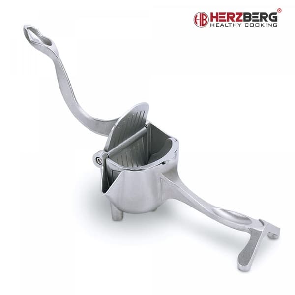 Herzberg HG-8108: Manuell sitronpresser i aluminium
