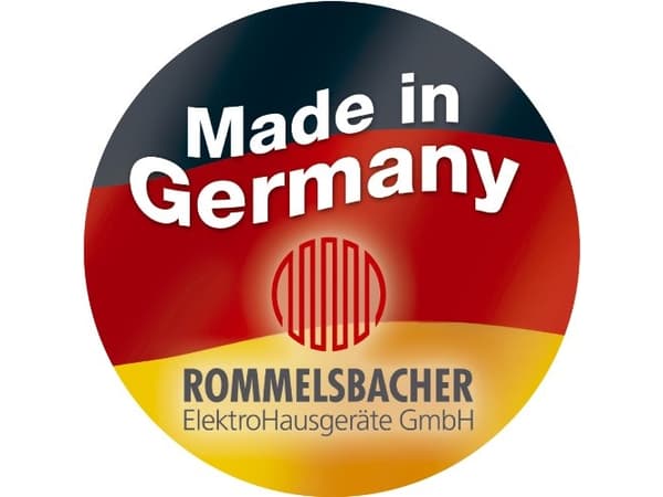 Rommelsbacher KA 2004/E, Rustfrit stål, 27 L, 14 L, 1,5 m, Rustfrit stål, 2000 W