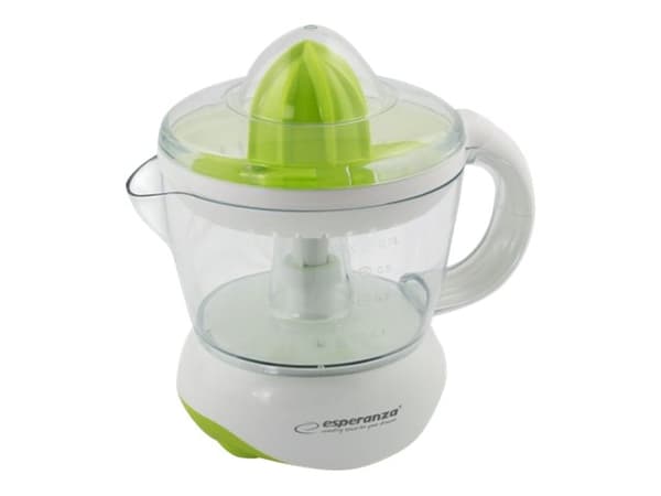 Esperanza CLEMENTINE - Sitruspresse - 0.7 liter - 25 W - hvit/grønn