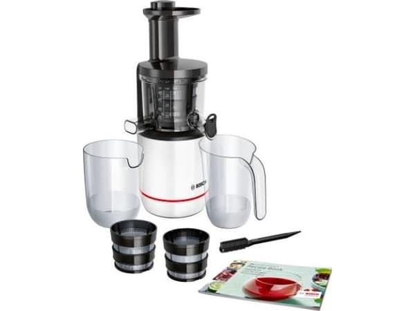 Bosch VitaExtract MESM500W - Slow juicer - 150 W - vit / svart