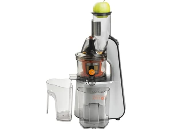 Concept LO-7065, Saft presse, Sort, Sølv, 60 RPM, 1 l, 1000 ml, Rustfritt stål