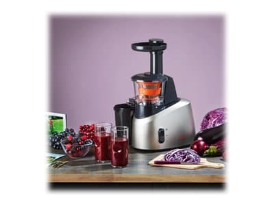 Tefal ZC255B38 INFINY JUICE - Råsaftcentrifug - 0.8 liter - 200 W - silver / mörkgrå