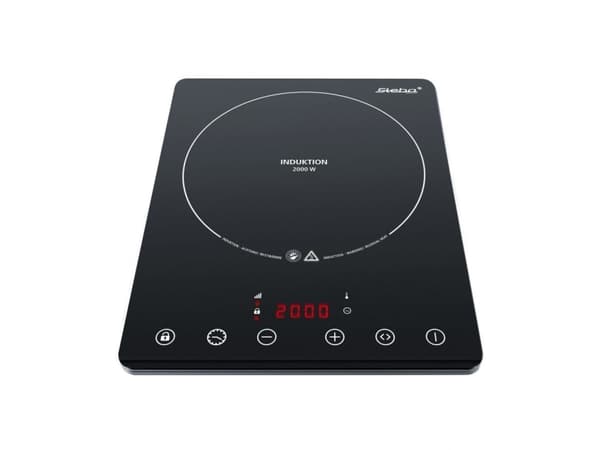Steba IK 65 Slim, Sort, Benkeplate, 28 cm, Sonebasert induksjon, Glass-keramikk, 1 zone(s)