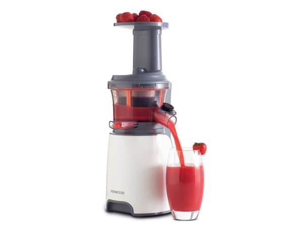Kenwood PureJuice JMP600WH, Hidas mehulinko, Harmaa, Läpikuultava, Valkoinen, 60 RPM, 1,3 L, 1 L, Pystyruuvi