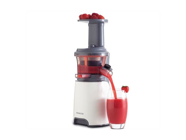 Kenwood PureJuice JMP600WH, Hidas mehulinko, Harmaa, Läpikuultava, Valkoinen, 60 RPM, 1,3 L, 1 L, Pystyruuvi