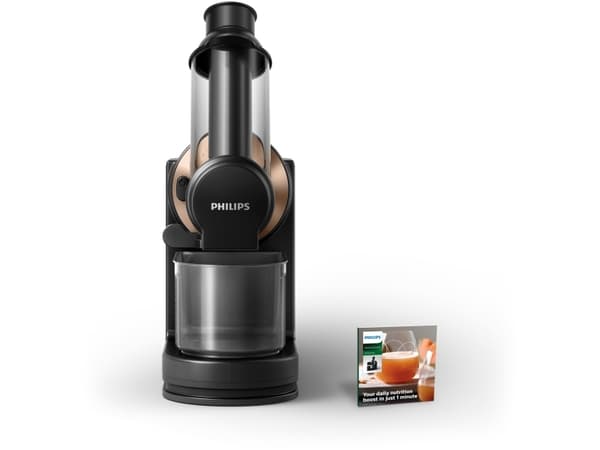 Philips Viva Collection HR1888 - Råsaftcentrifug - 150 W - svart/guld