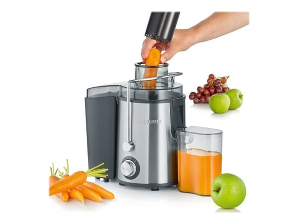 SEVERIN ES 3566 - Juicemaskin - 0.5 liter - 400 W - rustfritt stål / svart