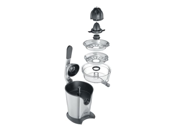 SEVERIN CP 3544 - Sitrusmehupuristin - 400 ml - 160 W - harjattu ruostumaton teräs/musta