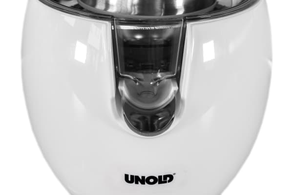 Unold Power Juicy, Håndpresse, Hvit, 1 m, Rustfritt stål, Plast, Rustfritt stål, 1100 W