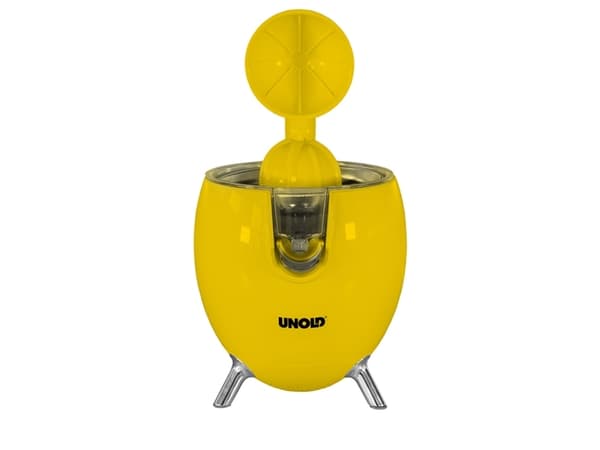 Unold Power Juicy, Mehustin, Keltainen, 1 m, Muovi, Ruostumaton teräs, Ruostumaton teräs, 300 W