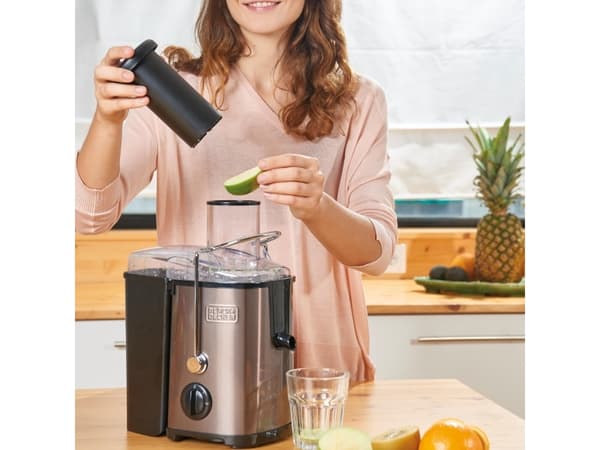 BLACK+DECKER BXJE600E - Råsaftcentrifug - 600 W