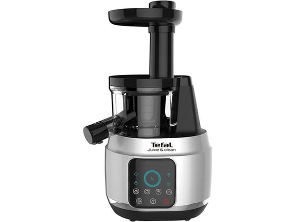 Tefal Juice & Clean ZC420E38 - Råsaftcentrifug - 150 W - silver/svart