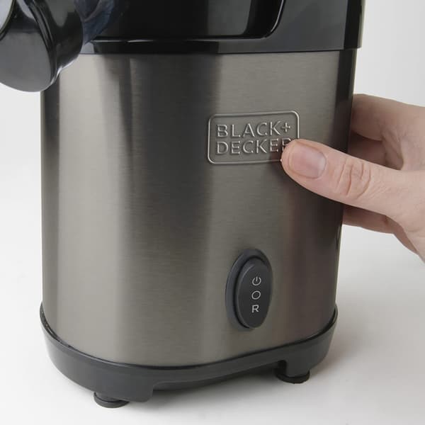 BLACK+DECKER Slow Juicer BXJE200E Børstet Rustfrit Stål
