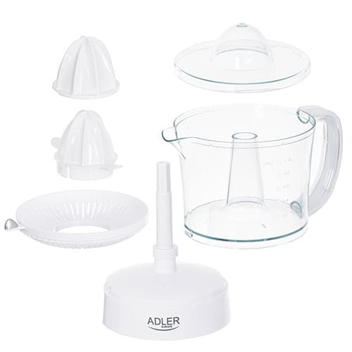 Adler Citruspress inkl Mätkanna 1L, Vit