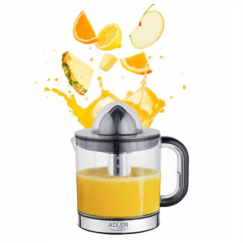 Adler Citruspress inkl Mätkanna 1L, Svart