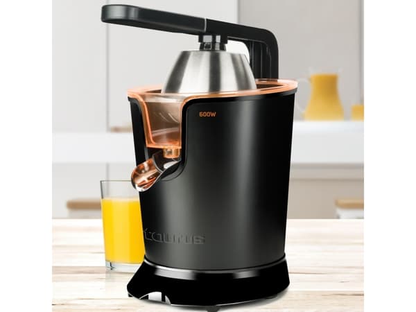 Taurus Easy Press 600, Juicecentrifug, Svart, Brun, Svart, Brun, 0,65 l, 1 styck, Rostfritt stål