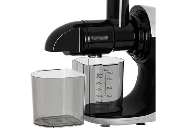 Adler Slow Juicer 4130, Långsam juicepress, Svart, Rostfritt stål, Svart, 105 RPM, 0,95 l, 0,65 l