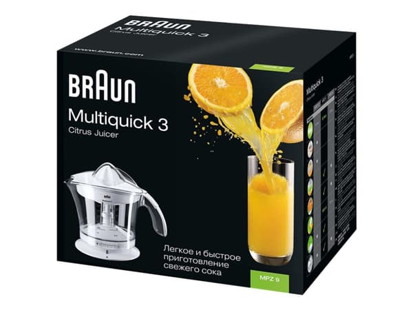 Braun Citromatic MPZ 9 - Citruspress - 1 liter - 20 W - vit