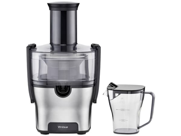 Trisa Saftpresser Pure Juice 1500 W Rustfrit stål, Sort med fod