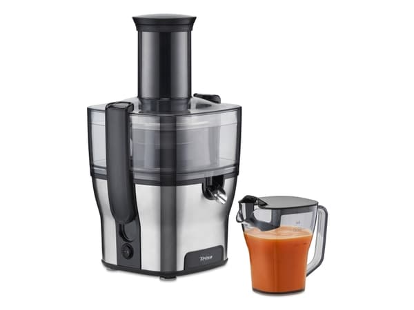 Trisa Saftpresser Pure Juice 1500 W Rustfrit stål, Sort med fod