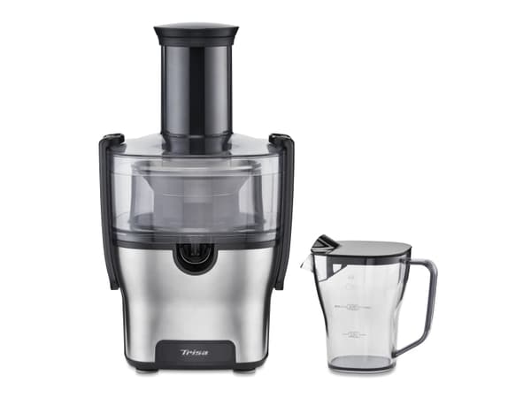 Trisa Saftpresser Pure Juice 1500 W Rustfrit stål, Sort med fod