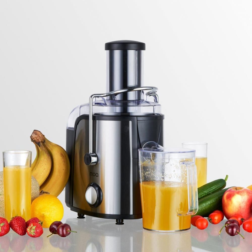 MOA Juicextractor Rostfritt stål, 1,7L, Svart