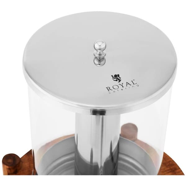 Royal Catering Juicedispenser - 7 L - Kylsystem - Ljust träställ