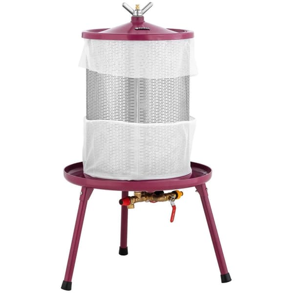 Royal Catering Hydropress - rostfritt stål/järn - 40 l - 3 bar - inkl. 5 pressdukar - Royal Catering