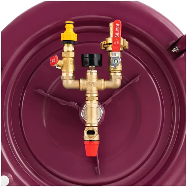Royal Catering Hydropress - rostfritt stål/järn - 40 l - 3 bar - inkl. 5 pressdukar - Royal Catering