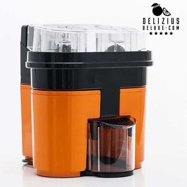 Elektrisk dubbel juicepressapparat apelsinjuice easy vit grå gul * Mått: 22 x 23,5 x 21 cm* ension: 220-240
