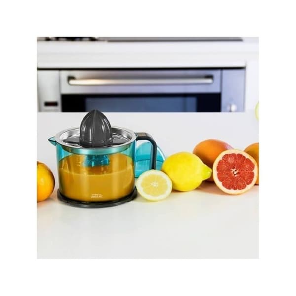 Cecotec ZitrusEasy Inox elektrisk juicepress med rostfritt stålfilter och dubbel rotationsriktning
