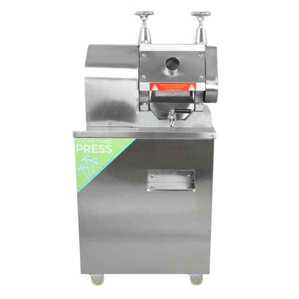 KuKoo Sukkerrørpresse juicer elektrisk rustfrit stål kraftig kommerciel catering juicepresser maskine