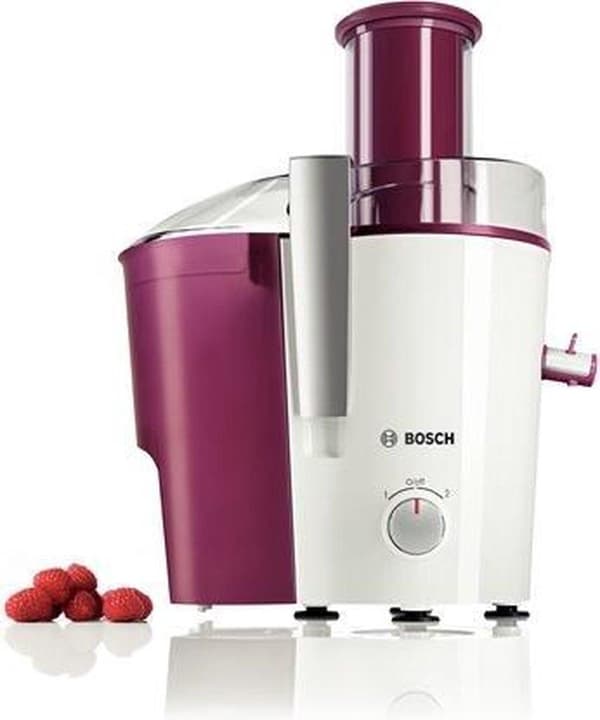 Bosch MES25C0 mehukone Keskipakomehupuristin 700 W kirsikka, läpinäkyvä, valkoinen