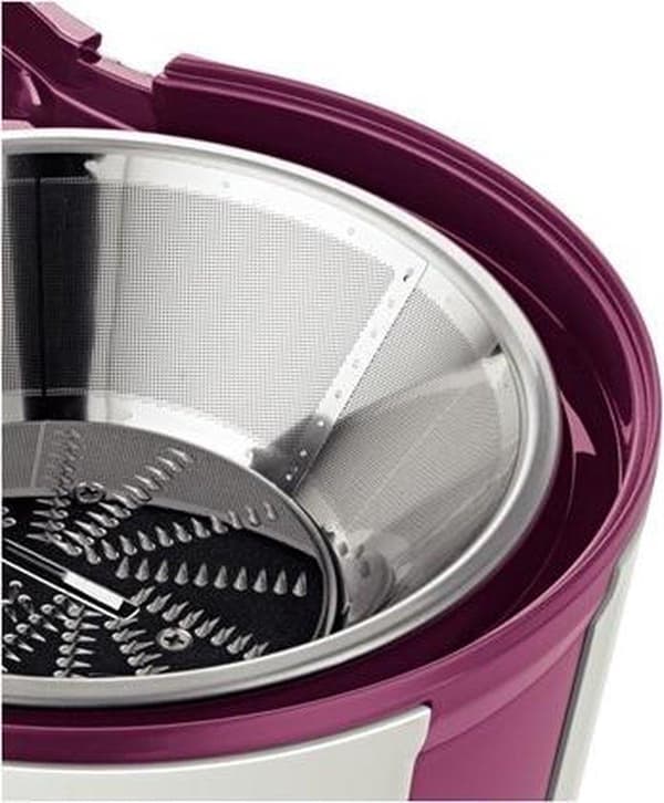 Bosch MES25C0 mehukone Keskipakomehupuristin 700 W kirsikka, läpinäkyvä, valkoinen