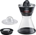 Miniatyrbillede 1 af 6: Bosch MCP72GPB citruspresse Plast, Rustfrit stål Sort, Gennemsigtig