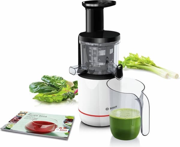 Bosch MESM500W VitaExtract - Slow Juicer - Musta Valkoinen