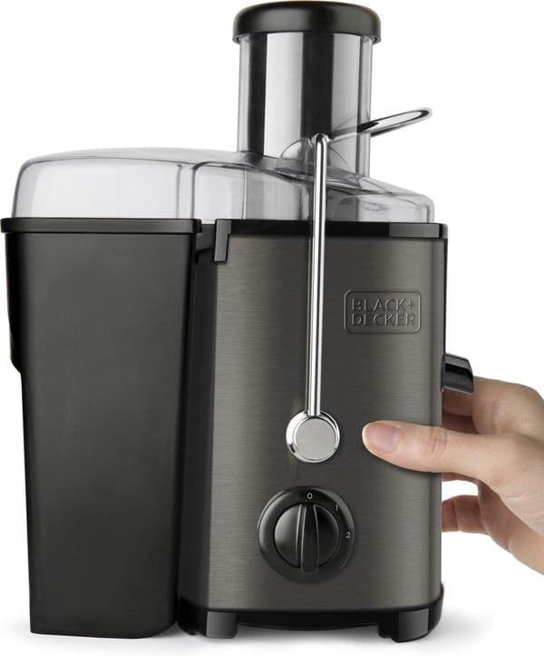 Juicer Black+Decker BXJE600E (600W; sort)