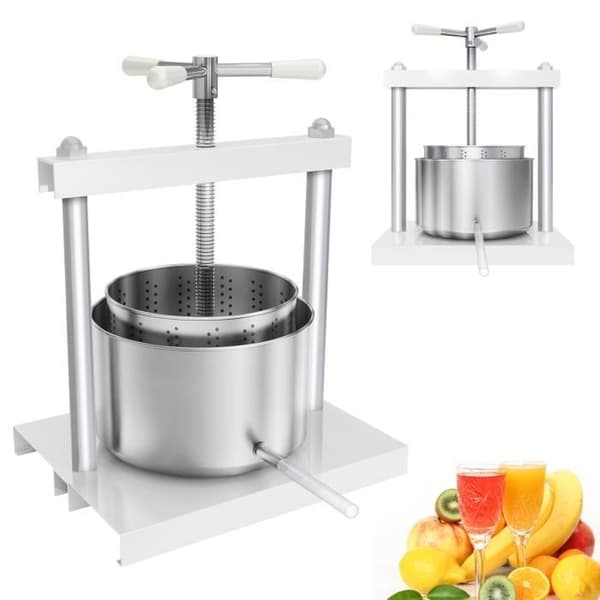 5L citruspress - XMTECH - Manuell - Rostfritt stål - Lätt att rengöra - 100% naturligt