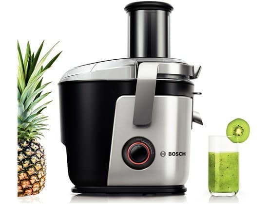 Bosch MES4000 juicemaskin Juicextraktor Svart, Grå, Rostfritt stål 1000 W