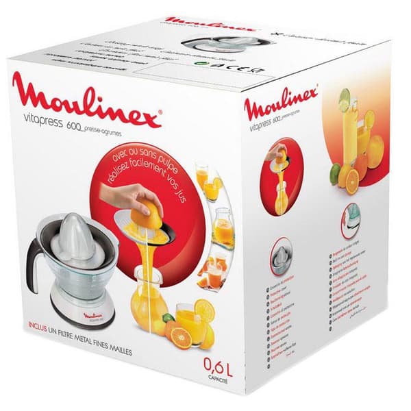 Moulinex Pc300b10 Vita Press 0.6l Valkoinen