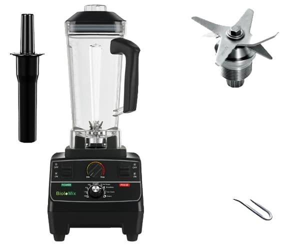 Blender Mixer, BPA-fri, Smart Timer, Ekstra 2L Krukke 3Dele, EU Stik