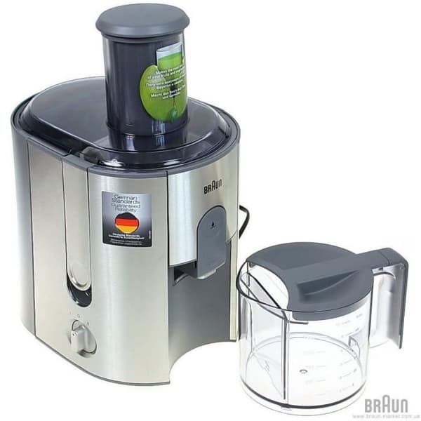 Juice Extractor Centrifuge - BRAUN - J700 - 1000W - Grå - 1,25L