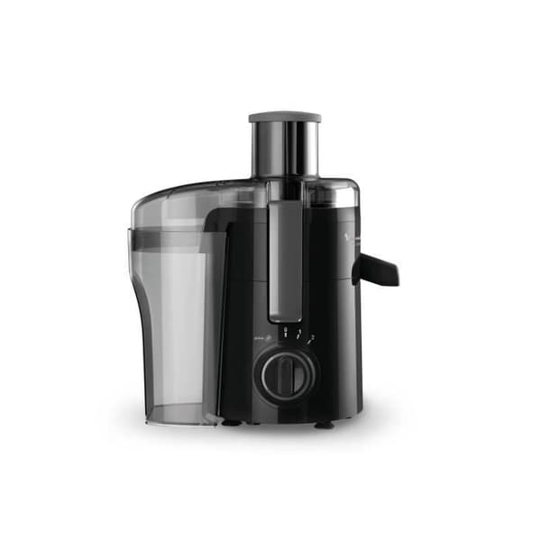 MOULINEX Frutelia plus juicepress, 350W, 2 hastigheter, Rostfritt stålfilter, Anti-droppsystem, Svart JU370810